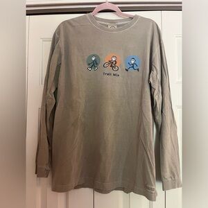 Life is Good “Trail Mix” Long Sleeve T Shirt